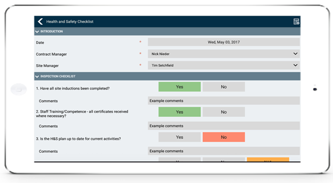 Deltek PIM mobile app_custom forms